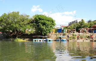 闽南水乡村舍图片