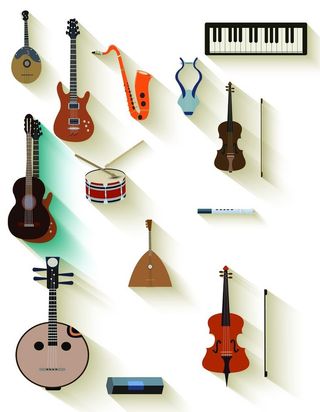 乐器矢量图片