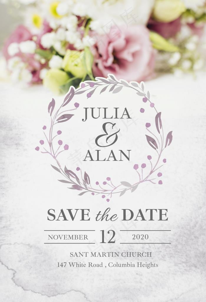 婚礼邀请函图片