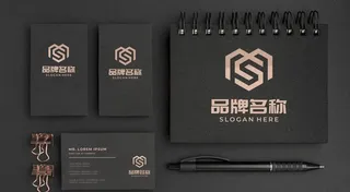 logo样机 标志样机 字体样图片