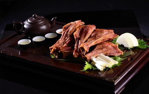 华茶道扇子骨图片