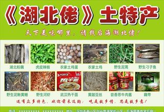 土特产海报图片