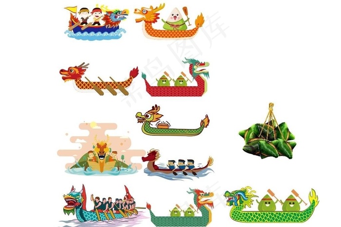 龙舟异形图片