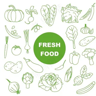 手绘蔬菜图片