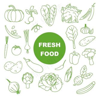 手绘蔬菜图片