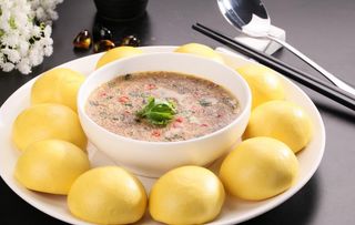 蒸虾酱焖子图片