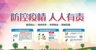 疫情展板图片
