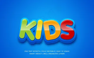 字体样式 儿童卡通效果图片