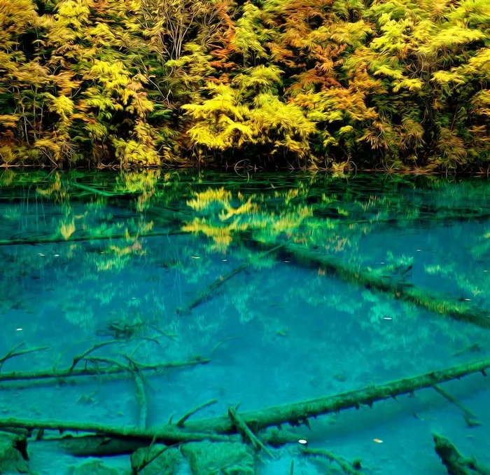 风景油画图片