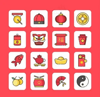 新年元素图片 新年元素图片