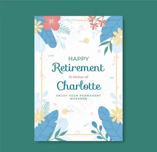 小清新休假贺卡图片