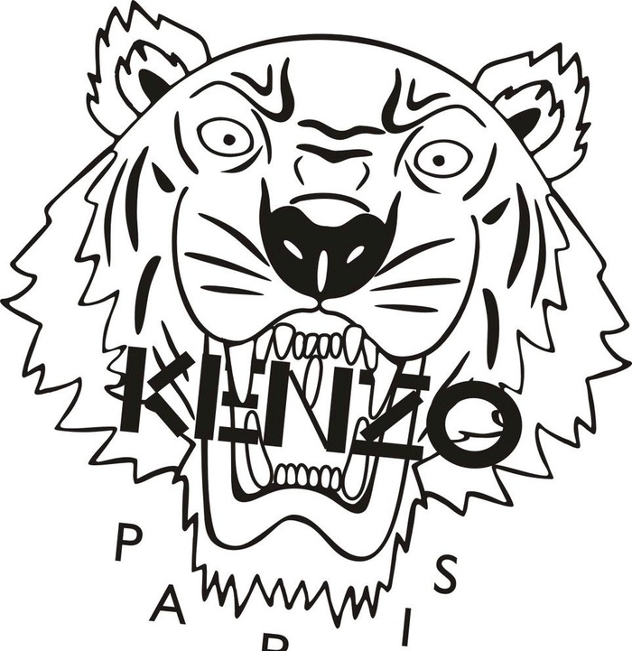 KENZOlogo虎头透明背景图片(3960x4247)psd模版下载