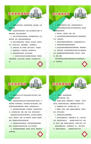 医疗器械管理规章制度海报素材图片