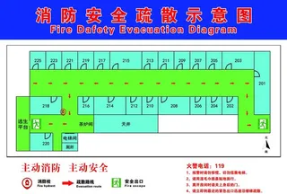 疏散通道图片
