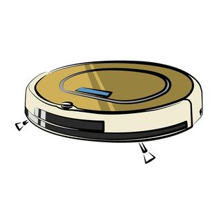 卡通扫地机器人图片