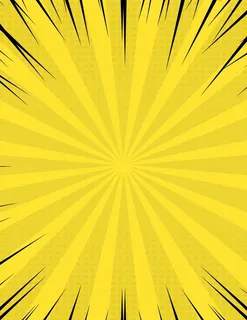 黄色放射背景图片
