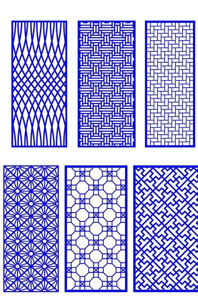 窗花 镂空花纹 屏风 隔断雕花图片