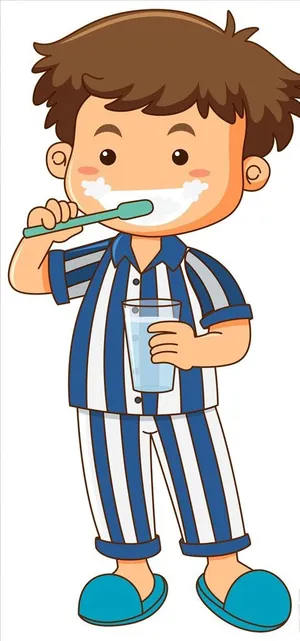小孩刷牙图片 小孩刷牙图片