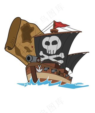 海盗船图片