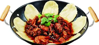 地锅鸡 红烧鸡图片