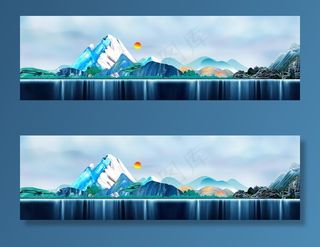 风景装饰画图片