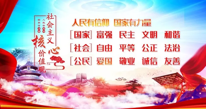 *核心价值观图片(4724x2657)psd模版下载