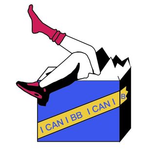 卡通涂鸦盒子 手绘美腿图片