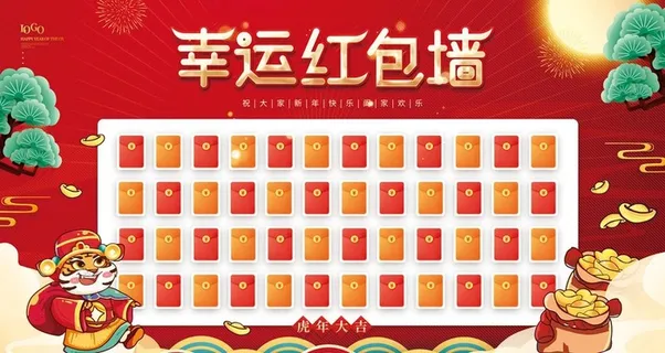 国潮风红包墙图片