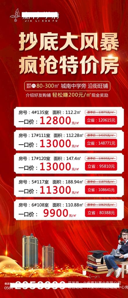 特价房海报图片