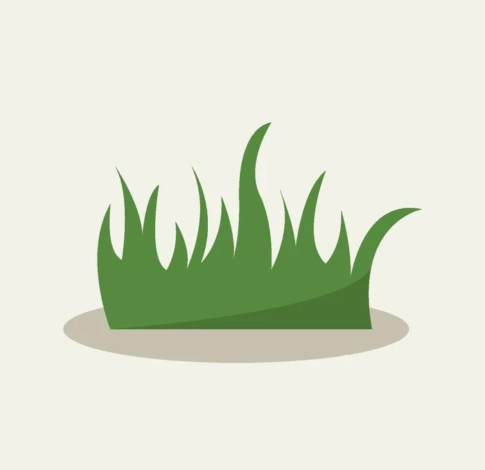 卡通小草图片ai矢量模版下载