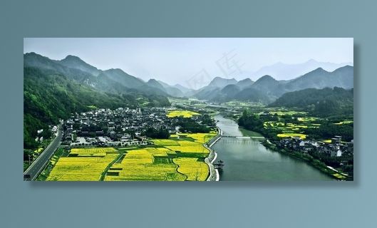 安徽省宣城市绩溪龙川景区油菜花图片