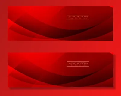 红色几何图形背景图片