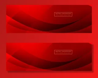 红色几何图形背景图片