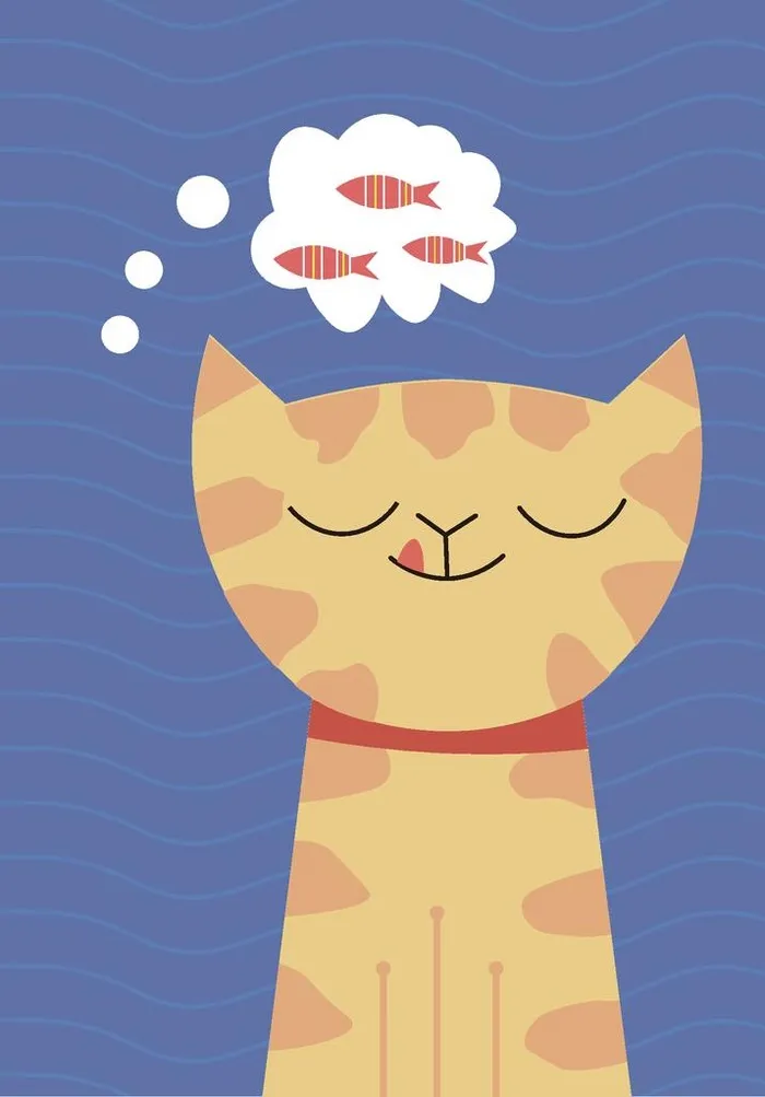 卡通猫图片ai矢量模版下载
