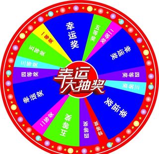 幸运大抽奖 转盘图片