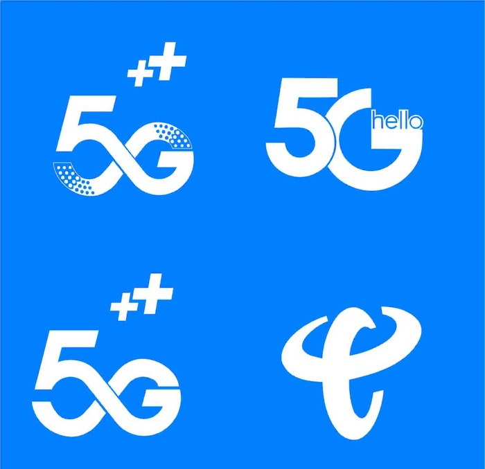 5G门头LOGO 可无限放图片cdr矢量模版下载