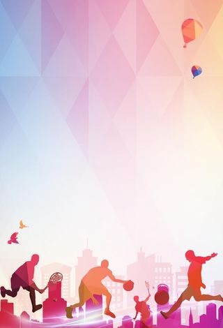 运动海报背景图片
