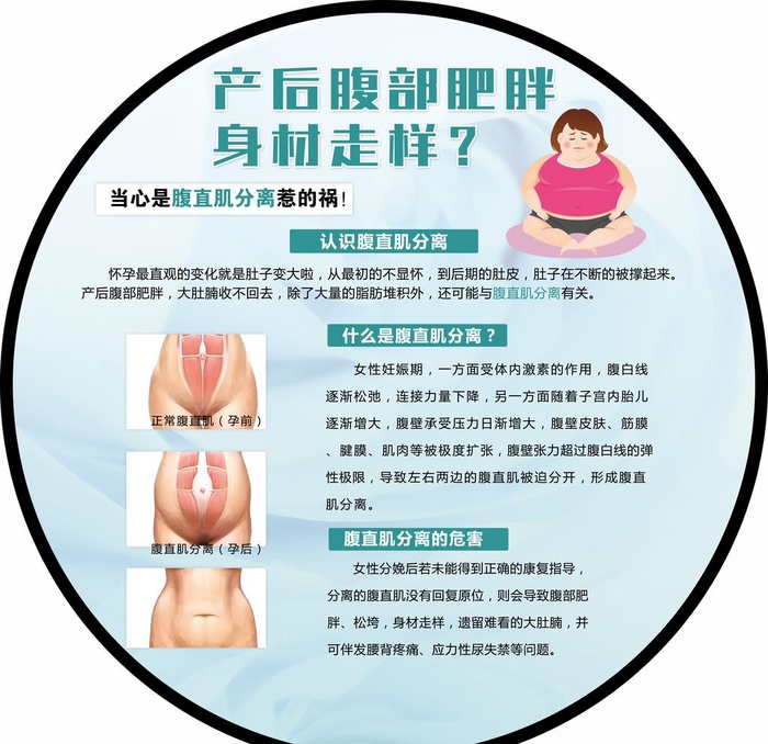 产后恢复 产后修复 产后减肥 图片