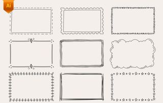 手绘卡通边框图片