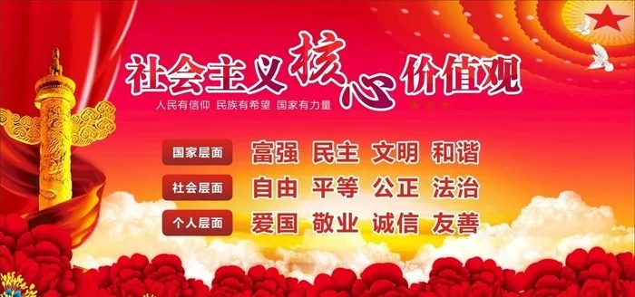 *核心价值观图片cdr矢量模版下载