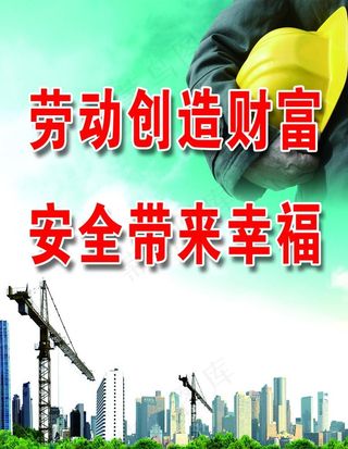 建筑施工安全标语图片