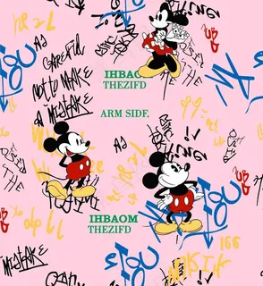 数码印花  米老鼠图片