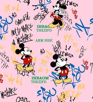 数码印花  米老鼠图片