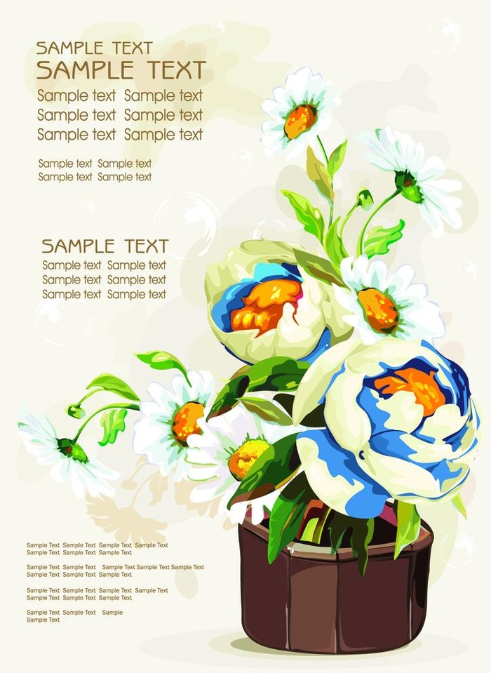 菊花海报图片ai矢量模版下载
