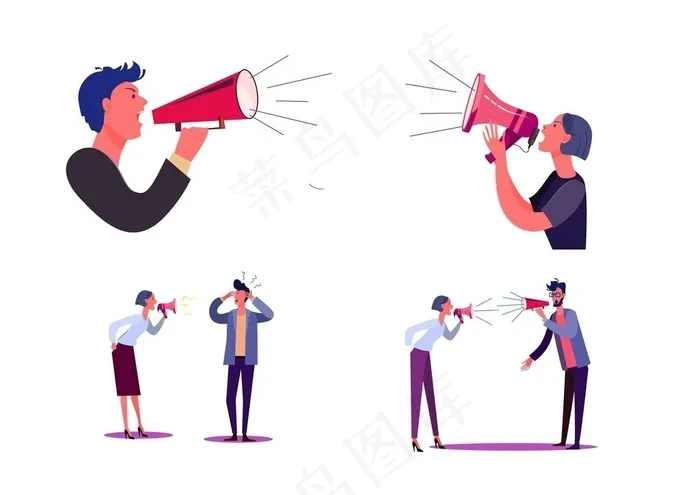 喇叭图片cdr矢量模版下载