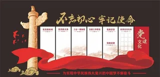 党建文化墙图片