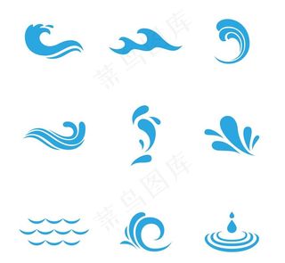 浪花集合图图片