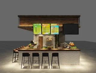 奶茶店效果图图片