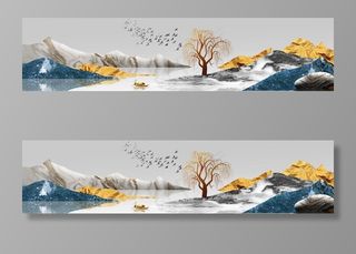 北欧装饰画 图片