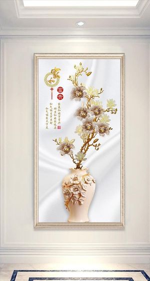 花瓶玄关图片